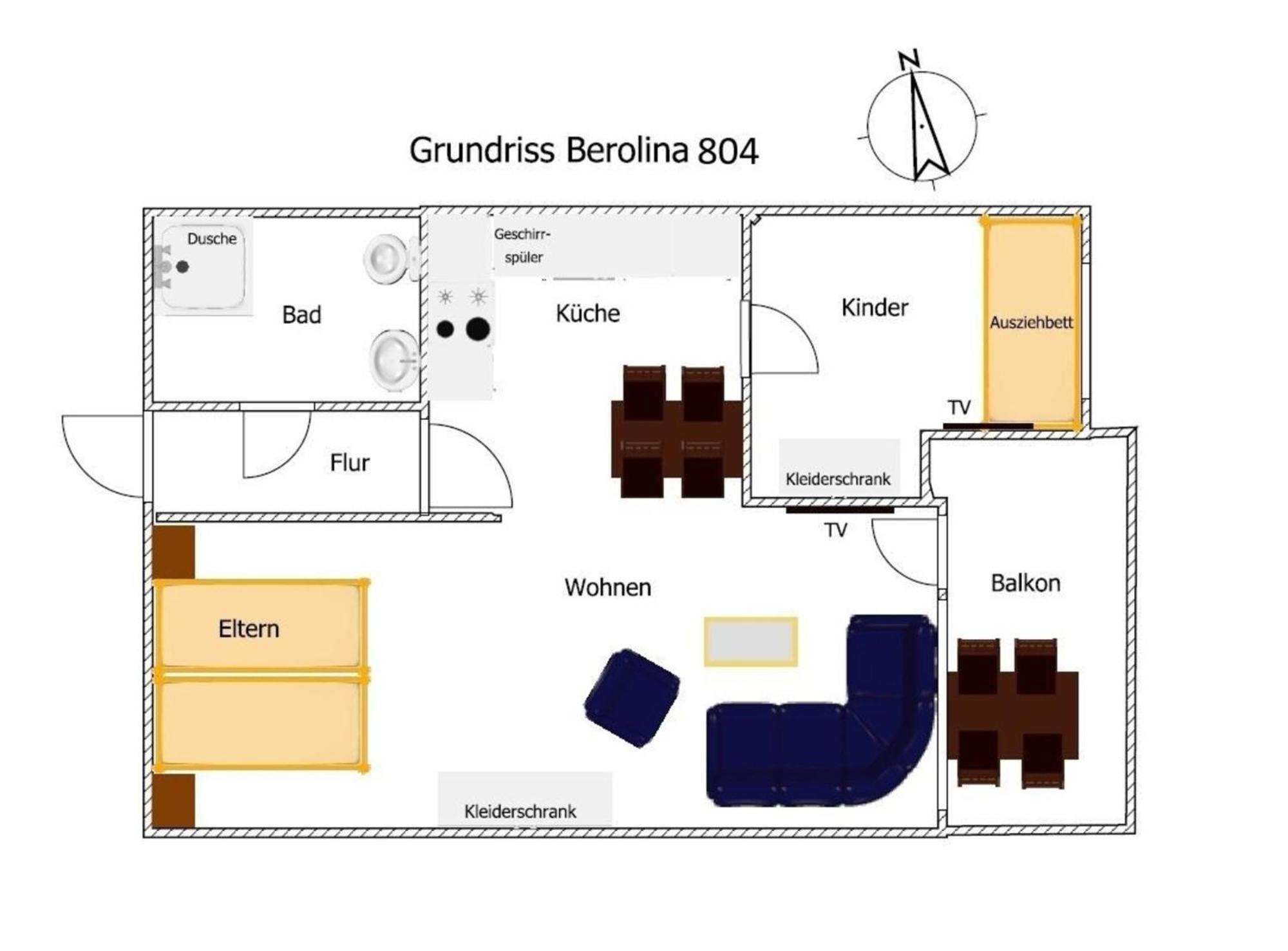 Berolina 804 Penthouse Mit Meerblick 다메 외부 사진